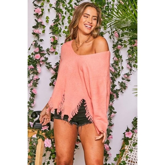 Won't Tear Me Down Distressed Sweater - Picture 4 of 4